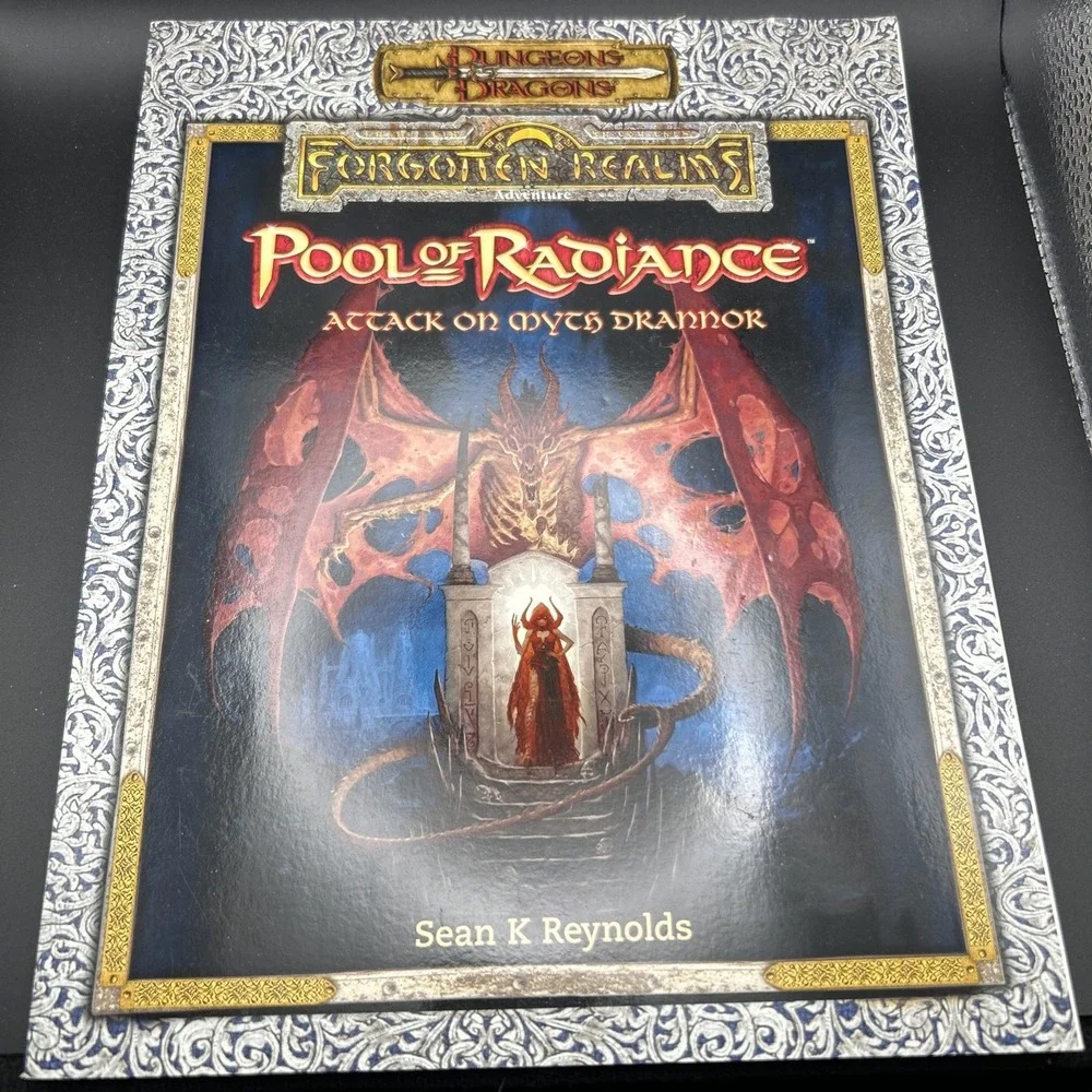 Dungeons & Dragons Forgotten Realms Pool of Radiance RPG Book WOTC PB EX/EX